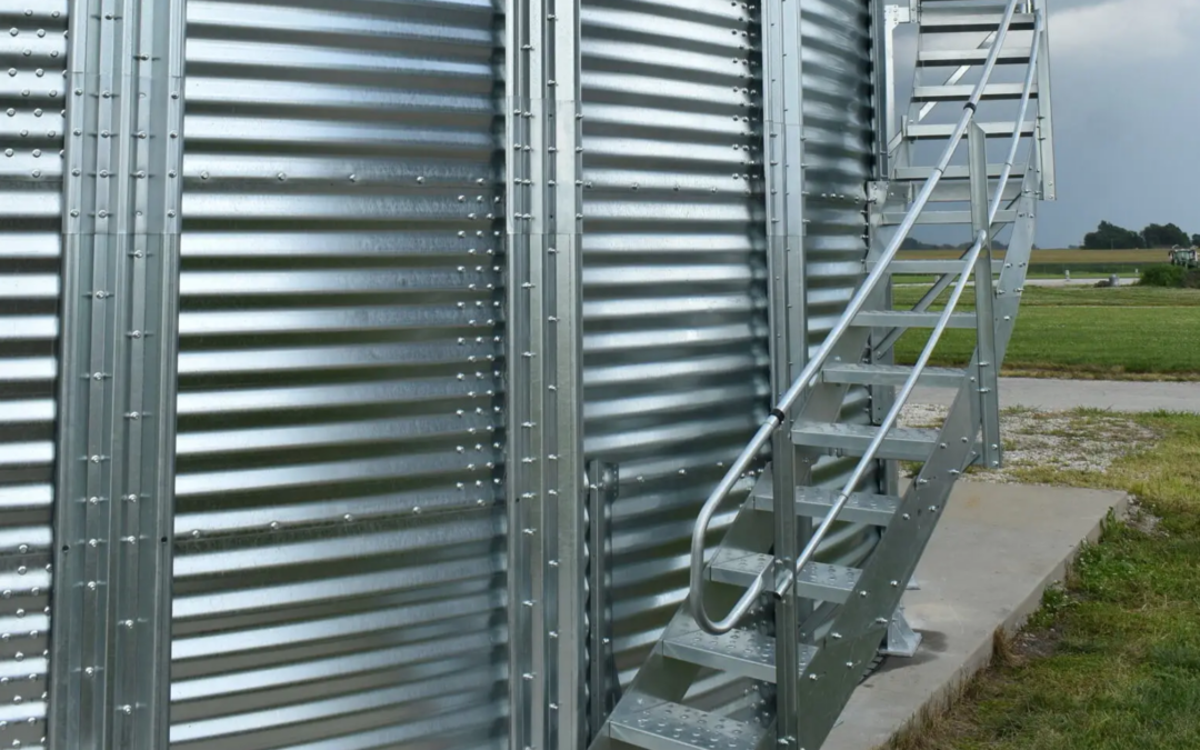 C-Series Farm Sidewall Stairs: A Safer Way to AccessYour Grain Bins